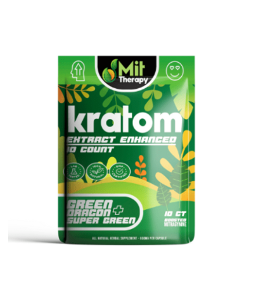 MIT Therapy - 150 Capsules Enhanced Kratom Extract – kratomroots.com