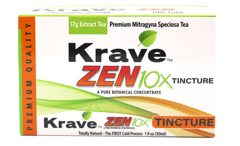 Krave Zen 10x Tincture Premium Mitragyma Speciosa