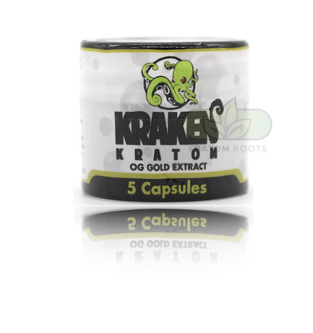 Kraken Kratom 5 Count Extract capsules