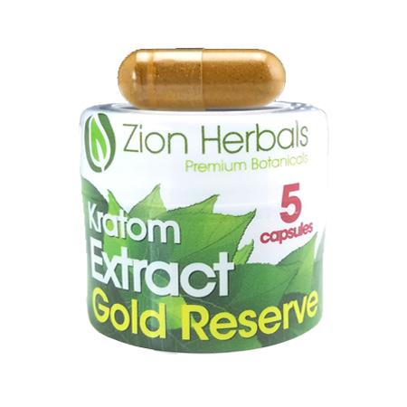 Zion Herbals Gold Reserve Extract Jar