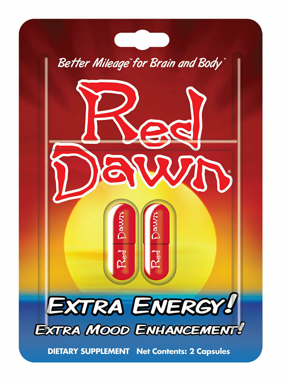 Red Dawn Extra Energy  Capsules 2ct & 4ct